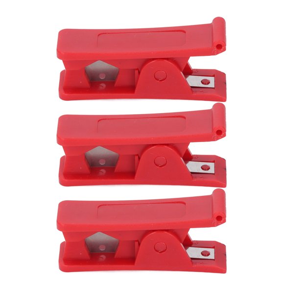 Mioren PTFE Tubing Cutter PTFE Tubing Cutter, Impact Resistant Hose Cutter for PE Red
