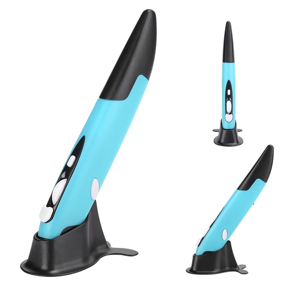 Mioren Pen Type MouseErgonomic USB Computer Stylus PC Parts Wireless 2.4G Mouse Pen Type Personalized Innovative VerticalBlue PR-03