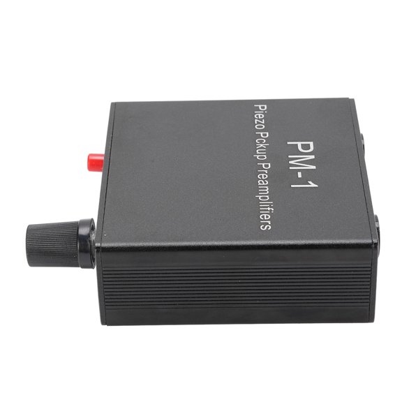 Mioren Piezo Pickup PreampGuitar Pickup Preamp, Piezo Pickup Preamp Rechargeable with 6.35mm Sound Cable for String Instrument