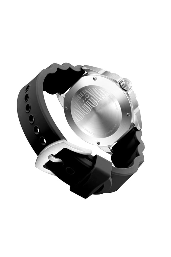 Quartz WatchSolar Powered Quartz Dive Watch, Night Glow, 300M Rainproof Silicone Strap with Luminous Strap for Men Women, Diving Enthusiasts