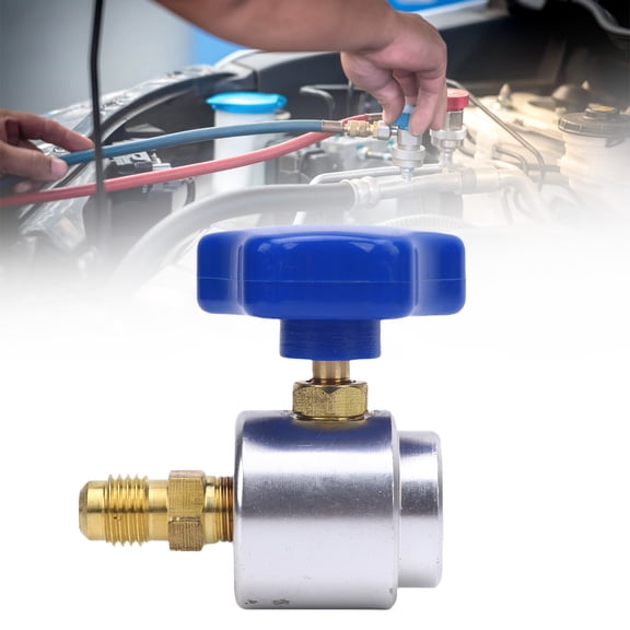 Mioren R134A Can Tap Valve R134A Can Tap Valve, Refrigerant Can Bottle Tap Opener Self Sealing for Refrigerating System