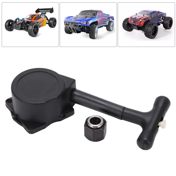 Mioren RC Car Pull Starter RC Car Pull Starter, RC Engine Pull Ergonomic Design with 12mm Hexagonal One Way Bearing for Engine Model Cars