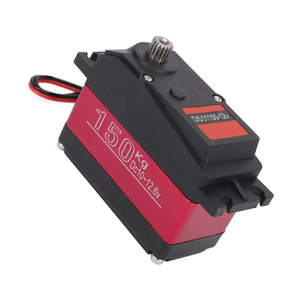 Mioren RC Digital ServoRC Servo Motor, RC Digital Servo 150KG High Load Capacity with 18T Aluminum Alloy Servo Arm for 1/5 RC Cars