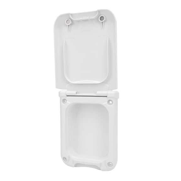 Mioren RV Power Outlet Box RV Power Outlet Box, RV Electrical Outlet Box Colorfast Clear Symbol UV Proof Anti Crack for Camping Vehicle