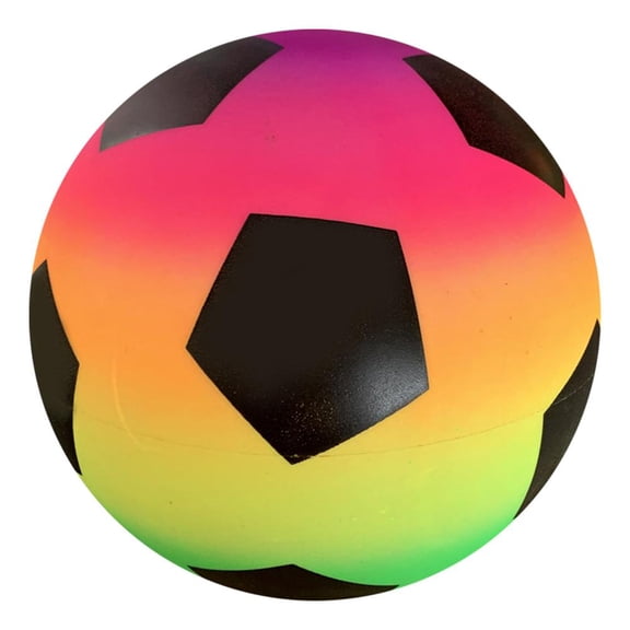 Mioren Rainbow Soccer Rainbow Soccer, Kick Ball PVC 9 Inch for Kids for Backyard