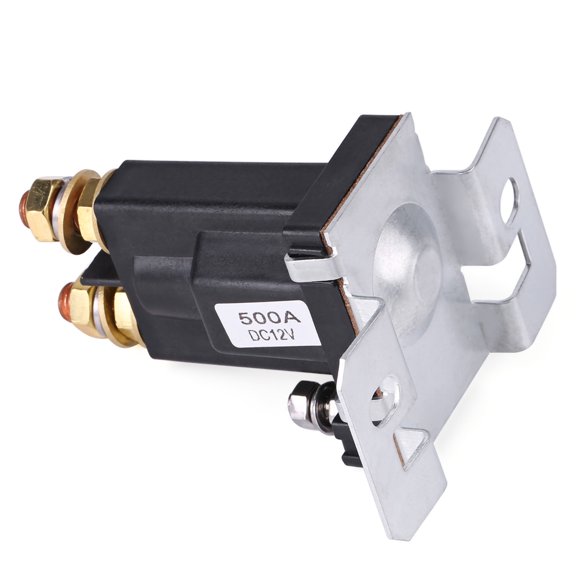 Mioren Relay High Current Starter Relay 500A DC 12V SPST Contactor Auto Start Universal 12V Applications