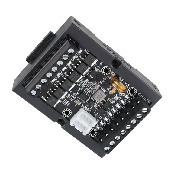 Mioren Relay Module PLC Industrial Control Board FX1N-14MT Small Stable Programmable Relay Delay Module Integrated Timing Circuit for Various Industrial Applications