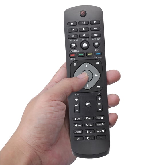 Mioren Remote Control forRemote Control for , Universal Replacement Controller with Dedicated Menu Navigation Keys for Digital TV, Direct Channel Access, 2 x AAA Batteries Not Included, Black