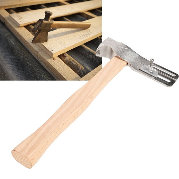 Mioren Roofing Hammer Roofing Hammer, Shock Absorption Magnetic Roofing Hatchet for Roofing Work