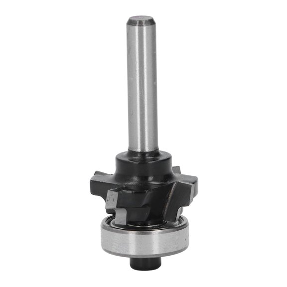 Mioren Round Over Router Bit Carbide Edge Forming Router Bit, Sturdy Round Over Router Bit Durable 4 Flutes for DIY