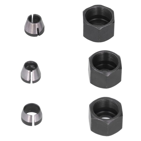 Mioren Router Collet Adapter Router Collet Adapter, Trimmer Bit Converter Durable for Engraving