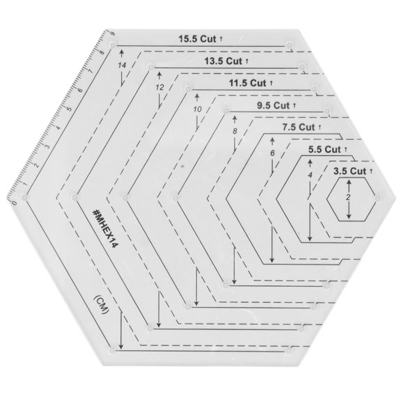 Mioren Ruler Template, High Accuracy Ruler for Drawing for Cutting for Plate Making