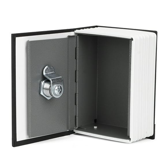 Mioren Safe BoxSafe Lock Box, Exquisite Creative Book-shape Safe Box Mini Convinient Durable Safe for Jewelry Storage for Saving Bank Cards, ID Card