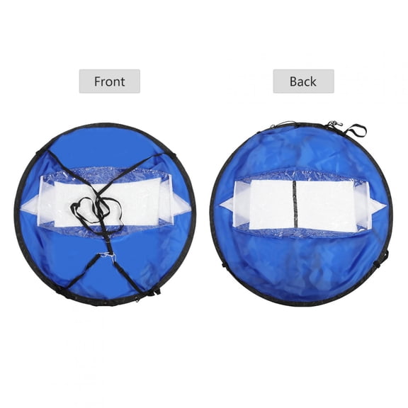 Mioren SailKayak Wind Sail, 108x108cm, Compact design, strong and sturdy, transparent window, easy to use, UV ,Suitable for kayaks, canoes, inflatable boats and more, for kayak sail, with