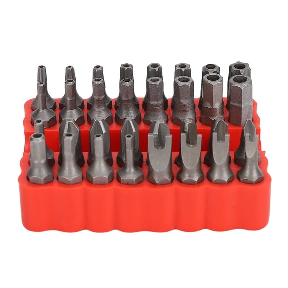 Mioren Security Screw Hex Bit Set Security Screw Hex Bits, Security Bit Set 33Pcs for Electronic Maintenance for Vehicle