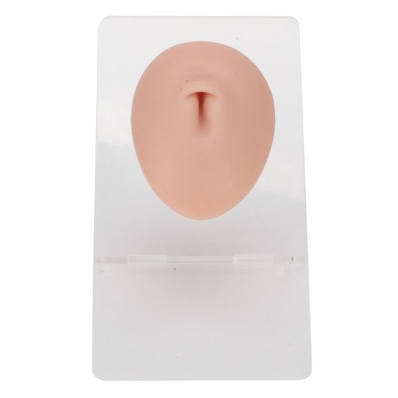 Mioren Silicone Belly Model Soft Belly Button Model, Silicone Belly Part Model for Teaching Medium Skin Color