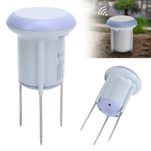Mioren Smart Soil Sensor Smart Soil Meter, 2.4G WiFi Bluetooth 5.0 Smart Soil Sensor for Garden
