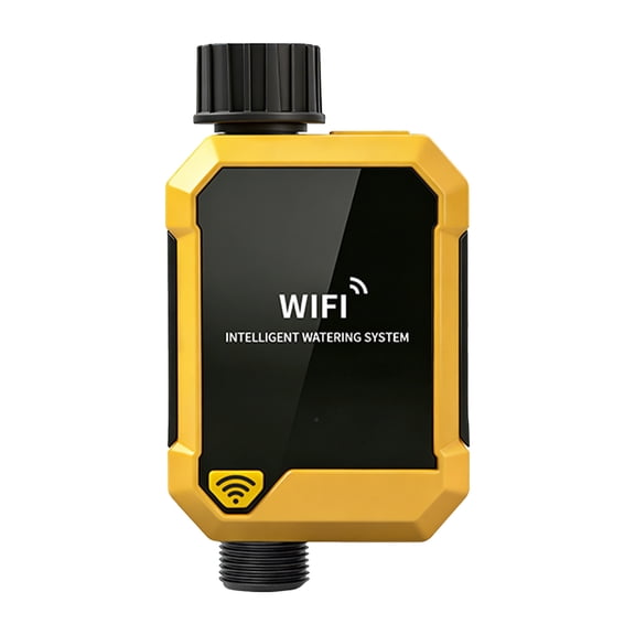 Mioren Smart WiFi Irrigation Timer Timer Smart WiFi Irrigation Timer, Automatic Watering Timer with App Control, Timed Irrigation System for Garden Lawn, Potted Plants, Rain Sensing, Outdoor Use