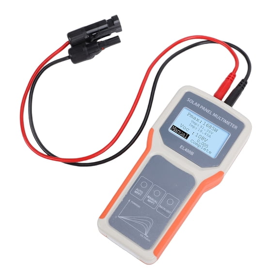 Mioren Solar Panel Tester Solar Panel Tester MPPT Photovoltaic Multimeter for Data Detection and Troubleshooting 5-400W 0-20A