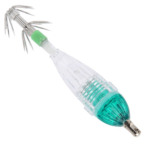 Mioren Squid Lure Light Fishing Fishing LED Lure Light Squid Shape Green Light Color Bait Underwater Lamp with Hook