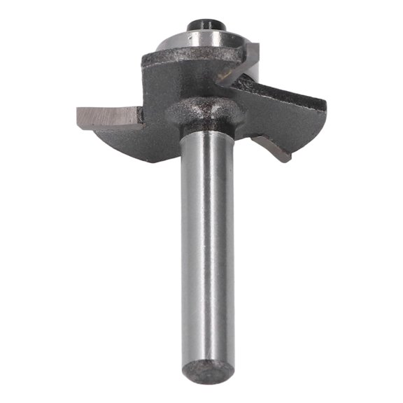 Mioren T Slot Router Bit T Slot Milling Cutter, 3 Flute T Slot Router Bit with Ball Bearing for Grooving