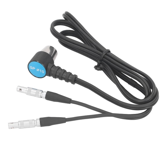 Mioren Thickness Gauge Probe Ultrasonic Thickness Gauge Probe, Ultrasonic Standard Transducer Probe Non Contact Measurement for Metals