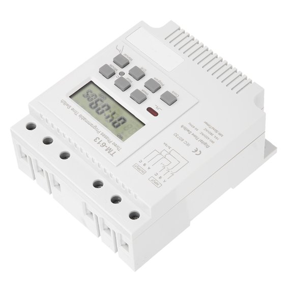 Mioren Time Relay High performance Timer Switch, 380V Three Phases Programmable Control Power Timer Switch with Time Relay, for , Neon Lamp