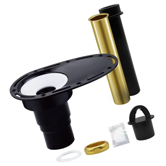 Mioren Tub Drain Rough in Kit Bathtub Drainage Set, Secure Fixation Tub Drain Rough in Kit with Adapter for Home Freestanding Tubs