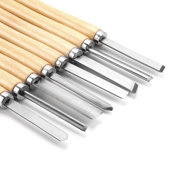 Mioren Turning Tools Set 8pcs/set Wood Lathe Chisel Set Turning Tools Woodworking Gouge Skew Parting