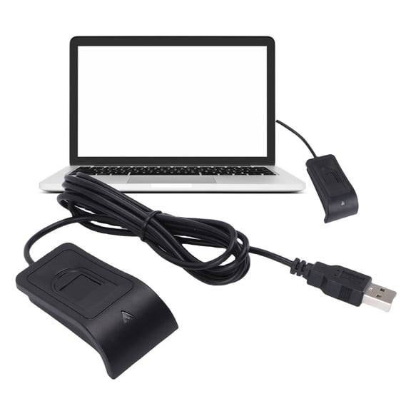 Mioren USB Fingerprint ReaderFingerprint USB Fingerprint Reader 360 Degree Touch Biometric Desktop Fingerprint Scanner PC Dongle Support for 10 11