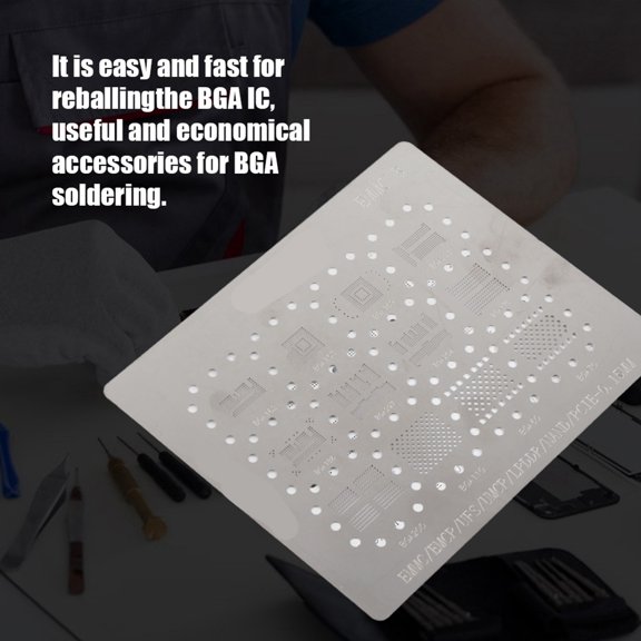 Mioren Universal StencilsUniversal Net Stencils, Net Stencils Avoid Heat Dissipation for BGA 186 221 254