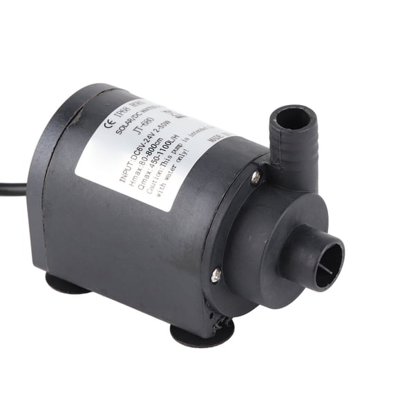 Mioren Water24V DC Brushless Circulation Pump 1100L H 7m Lift IP68 Submersible Inline Pump with Ceramic Shaft for Solar Fountain Computer Cooling Water Dispenser