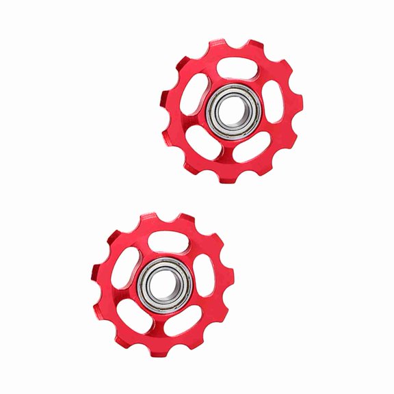 Mioren WheelLightweight, sturdy 11T CNC Wheel Rear Derailleur Pulley for Mountain Bike Aluminum Alloy with Smooth Ball Bearings Made of, Fits Most Bikes, Necessary Accessory