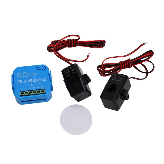 Mioren WiFi Smart Energy Meter Smart Power Meter, WiFi Smart Electricity Meter 2 Way Monitoring for Grid