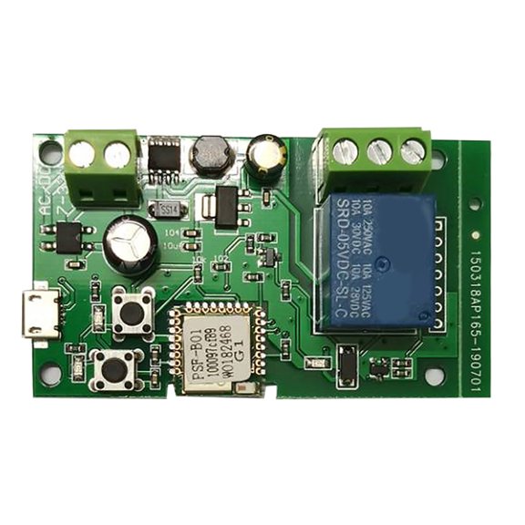 Mioren WifiWifi eWeLink DC5V 12V 24V 32V Wifi Switch Wireless Relay Module Smart Home Automation Modules Phone APP Remote Control Timer Switch Home Voice Control for Access Control