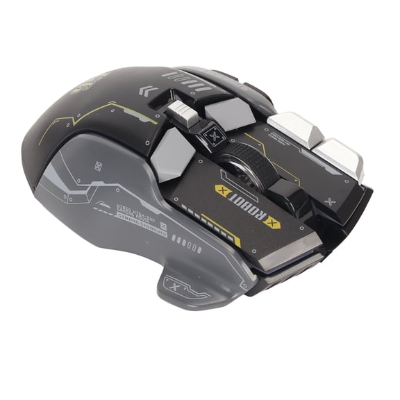 Mioren Wired Gaming Mouse Gaming Mice, 10 Button Macro Programmable 13 RGB Lighting Modes Wired Gaming Mouse for Office Black