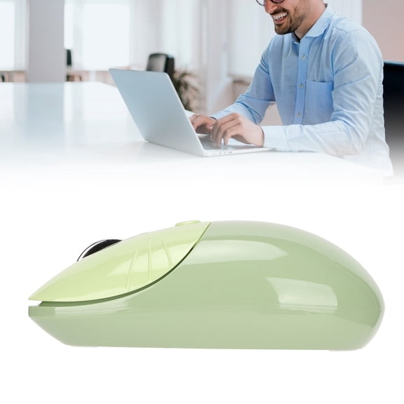 Mioren Wireless Mouse Mini Wireless Mouse, Wireless Mouse CuteCartoonCat for Computer for Tablet for MobilePhone Green