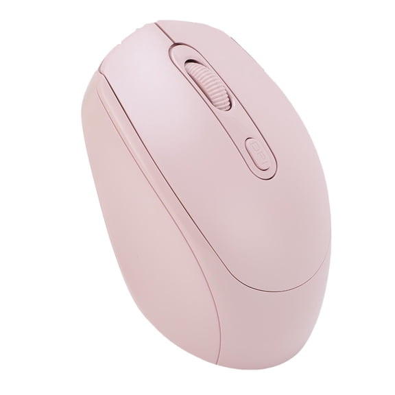 Mioren Wireless MouseBluetooth Mouse, 2.4G Low Noise Wireless Mouse Intelligent Power Saving for Gaming Pink