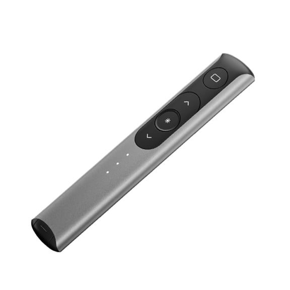Mioren Wireless Presenter Presenter Wireless Presenter 2.4GHz Plug and Play Presentation Clicker with Red Pointer Built-in Rechargeable Battery 30m Control Range