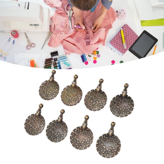 Mioren Yarn Cutter Yarn Cutter, Round Shape 8PCS Yarn Cutter Pendants for DIY Sewing