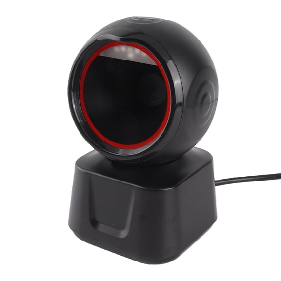 Mioren barcode scanner Desktop 1D 2D QR Desktop Wired Barcode Scanner High-speed Platform Hands-Free Automatic Sense Reader USB Port Plug&Play Compatible with Window System Image CMOS Sensor