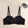 thumbnail image 1 of Miorin Under $4 Minimizer Bras for Women, Full‑Coverage Supportive Wireless Bra No Underwire, Breathable Floral Lace Push‑Up T‑Shirt Bra, Soft Cotton Brassiere for Ladies Everyday Wear, 1 of 4