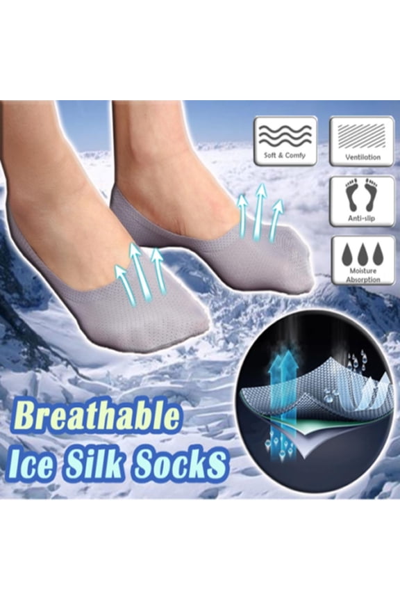 Miorin Under $5 3 Pairs No Show Socks Womens, Thin Ice Sports Breathable Socks, Low Cut Liners Non Slip Invisible Footies Bootie Socks Flats Loafers Sneakers