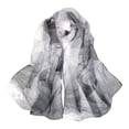 thumbnail image 1 of Miorin Under $5 Sheer Scarfs Shawls Wraps, Women Lightweight Chiffon Scarf Large Soft Floral Leaf Print Wrap Shawl Elegant Neck Scarves for Daily Outfit Travel Party Evening Dress, 1 of 2