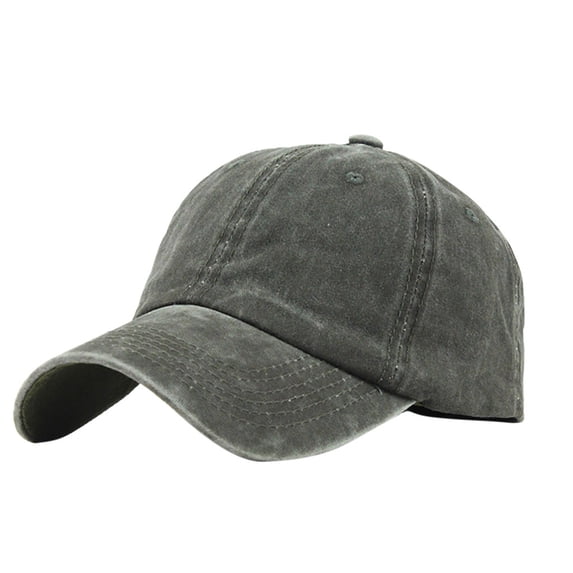 Miorin Under $5 Women High Ponytail Hole Washed Distressed Baseball Cap, Hollow Bun Soft Cotton Dad Hat for, Adjustable Outdoor Running Gardening Sun Visor Hat, 5 Retro Washed Colors