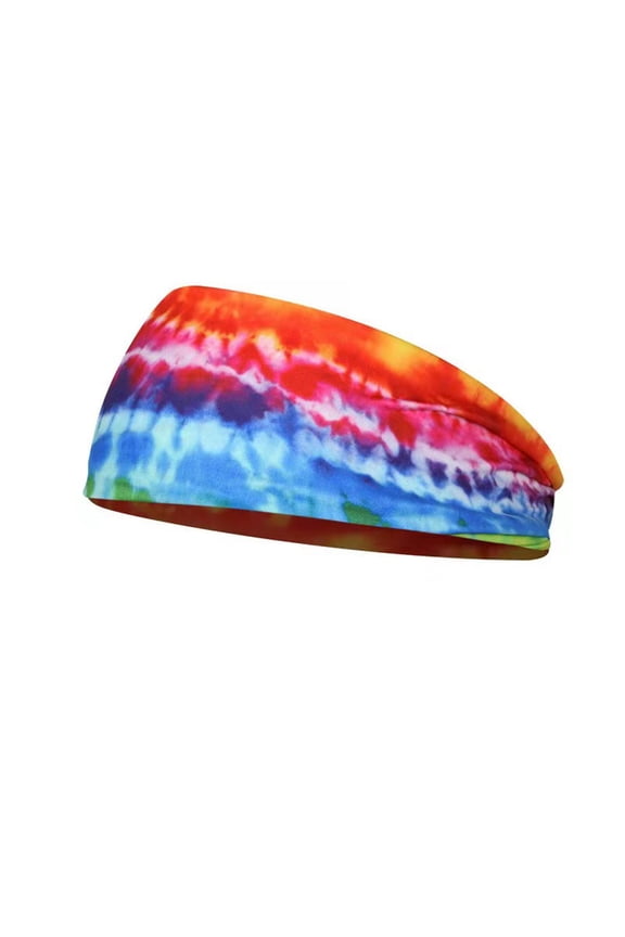 Miorin Under $5 Women Print Bandana Headband, Elastic Head Wrap Hair Band, Sport Sweat Turban Headwrap, Stretchy Non Slip Headwear for Yoga Running Daily Workout, Multicolor Heardband