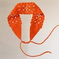 thumbnail image 1 of Miorin Under $5 Women Vintage Hollow Crochet Headbands Hairbands Tie Knitted Head Scarf Breathable Floral Knit Bonnet Lightweight Lace Head Cover for Beach Daily Vacation Multiple Colors, 1 of 5