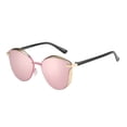 thumbnail image 1 of Miorin Under $10 Polarized Retro Cat Eye Sunglasses for Women Men Retro Fashion 90s Square Shades Vintage Y2K Pink Frame Pink Lens Sunglasses, 1 of 3
