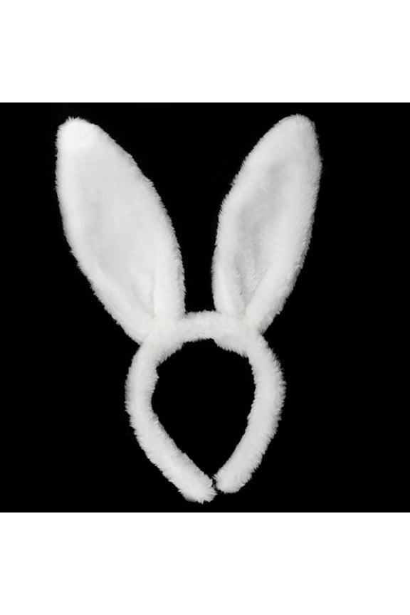 Miorin Under $5 Hair Accessories, Bunny Ear Hairband for Holiday Party,, Spring Festival Hair Accessories, White Heardband
