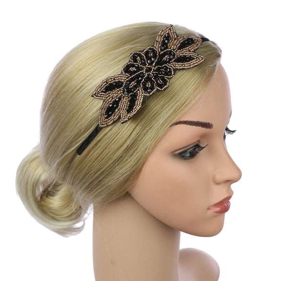 Miorin Under $5 Hair Accessories, Summer Hair Accessories, Fascinators Hat Veil Headband for Wedding Cocktail Dresses Accessories Gold